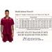 LecGee Men's Velvet Summer Casual Short Set - Rose Red, Medium | Button Down Shirt & Elastic Waist Shorts 2 Piece Outfit - Buy Online on GoSupps.com