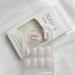 24Pcs Glitter Short Square Fake Press on Nails - Glossy Full Cover Stick on Nails - Buy Online on GoSupps.com
