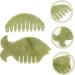 Fomiyes 2-Set Gua Sha Combs | Jade Massage Tool for Facial & Scalp Care | Body Sculpting & Skin Wellness - Buy Online on GoSupps.com