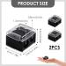 Universal Makeup Sharpener Set - 2 Precision Blades for Kohl Eyebrow & Lip Pencils - Ideal for On-the-Go Cosmetics - Buy Online on GoSupps.com
