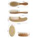 KALLORY Goat Healthcare Soft Hair Wood Bristles Comb - Children's Body Care Kit for Exfoliating and Massage - Buy Online on GoSupps.com
