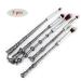 Potter Wizard Wand Makeup Brushes Set with Snitch Gold Necklace 5pc Set for Foundation, Eye Shadow, Eyeliner, Lip Brush | Beauty Tool Kit - Buy Online on GoSupps.com