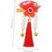 Housoutil 1 Pair Hair Accessories Tassel Flower Hair Clip Floral Hair Grip Children Tassel Hairpins Chinese Style Hair Clips Kids Hair Clips Red Issue Card Zinc Alloy - Buy Online on GoSupps.com