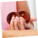 Partykindom 6 STK Massage Balls - Handheld Stress Relief & Muscle Stretching Devices | Wooden Mahogany Ball Set for Relaxation & Gymnastics - Buy Online on GoSupps.com