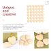 Ibasenice 250 Pcs Peach Herz Wooden Heart Beads & Spacer Pearls for DIY Jewelry Accessories - Unfinished Heart-Shaped Beads for Bracelets - Buy Online on GoSupps.com