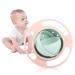 Universal-Gyro bowl leak-proof food entertaining magical bowls for toddlers spout-proof rotatable 360-degree rotary rotation cereal slic gyroscopic smooth bowl (light pink)