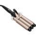 KUIKUI Triple Pipe Hair Curling Iron Wand - Fast Heating Adjustable Temperature for Healthy Styling | International Shipping Available - Buy Online on GoSupps.com