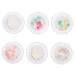 6 Boxes Nail Art Accessories Nail Stickers Nail Salon Supplies Gemstones for Nails Pearls Nail Art Nail Pearls Decor Diy Manicure Flower Charms Plastic Flower Delicate False Nails 4.5X4.5X1.5cm As Shown 05