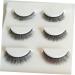 minkissy 3 Pair 3d Fake Eyelashes Makeup Eyelashes False Eyelash Natural Eyelashes Dense Eyelashes Long Eyelashes Cross Section - Buy Online on GoSupps.com