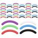 60PCs eyelashcase replacement silicone pads refill pads made of silicone rubber refill pads for eyelash curls made of silicone eyelashcase replacement pads replacement gum for silicone rubber refill eyelash pliers pads