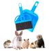 2 Brothers Wholesale Mini Broom and Dustpan Cleaner for Rabbit, Chinchilla, Hedgehog, and Hamster Used for Animal Litter Blue