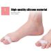 Silicone Bunion Adjuster | Toe Separator for Improved Walking Comfort | No Skin Irritation | Ideal for Outdoors, Travel, Home | White - Buy Online on GoSupps.com