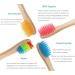 ECOPRO Kids Bamboo Toothbrushes - 20 Pack Eco-Friendly Wooden Handle Toothbrush Set for Children - Mixed Colors - Buy Online on GoSupps.com