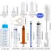 Puppy Syringe Feeder Puppy Nursing Bottle Kit Original Nipple with Syringe Feeding Needle Tubing for Kitten Squirrels and Other Newborn Pets(16 Pack) - Buy Online on GoSupps.com
