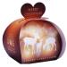 The English Soap Company Luxury Christmas Heart Shaped Guest Soaps Reindeer 3x20g