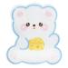 Hot Water Bottle with Plush Soft Cover 350ML Small Hot Water Bottle PVC Mini Hot Water Bag with Soft Fleece Cover for Hand Feet Warmer Neck and Shoulder Pain Relief Women Seniors Children (White)