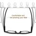 Fashion Wood Grain Round Frame Reading Glasses for Men & Women - Progressive Multifocus Anti Blue Light Readers 1.0x - Black - Buy Online on GoSupps.com
