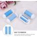 12 Replacement Rollers for Foot File - Coarse Refill Heads for Electronic Pedicure Tools - Blue - Buy Online on GoSupps.com