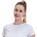 OPSREY Delicious Sweet Ramen printed Fashion round Earring Leather Stud Earring Dangling Decorative Earring - Buy Online on GoSupps.com
