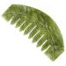 Anneomes 1 piece of portable jade comb scrubbed practical cake plate beauty scratch plate Massage comb body massage comb hair head massage gauge practical scratch beam guasha comb