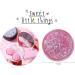 Cute Fashion Contact Lens Case - Portable Glitter Luxury Bling Stars Eye Care Set (Gray) - Travel-Friendly Quicksand Design - Buy Online on GoSupps.com