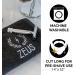 ZEUS 100% Cotton Pre-Shave Steam Towel Set in Black (6 Pack) | Barbershop Quality, Soft & Absorbent - Buy Online on GoSupps.com