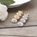 Yalice Gold Coin Bobby Pins Barrettes - Wedding Hair Accessories 2Pcs for Women & Girls - Buy Online on GoSupps.com