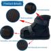 Adjustable Walking Boots Recovery Cast Shoe Covers - Breathable Medical Boots for Foot Sprains Ankle Fractures & Broken Toes - Unisex High Top Mesh (Black - Buy Online on GoSupps.com