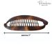 Parcelona French Curved Tortoise Shell Celluloid Ponytail Holder Banana Hair Clip Medium Size - No Slip Grip | Made in France - Buy Online on GoSupps.com