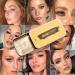 3D eyebrow soap with brush romantic Bear long-lasting setting eyebrow style soap waterproof eyebrows color ointment make-up gel