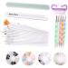 Nail Art Brushes Set Nail Art Painting Brush Dotting Pen Nail File Rhinestones Dust Brush Manicure Tool Set Nail Art with Nail Liner Brush Nail Dotting Pens - Buy Online on GoSupps.com