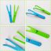 Buy Portable Dental Floss Holder & Tooth Flap - Reusable 2pcs Dispenser & Picks for Easy Flossing - Buy Online on GoSupps.com