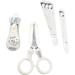 Nuby Baby Nail Care Set - 6 PCS Grooming Kit with Scissors, Clippers, Files - Suitable from Birth - Buy Online on GoSupps.com