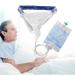 Silicone Urine Collector with 2 Urine Catheter Bags 3 Type Optional for Man Woman Elderly (Men Type)