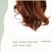 Curly Wavy Claw On Ponytail Extension 18 Inch Light Auburn - Clip In Synthetic Hairpiece 45cm Matte Material - Buy Online on GoSupps.com