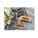 Checkered Hair Claw Clips for Women Girls Fashion Hair Clips for Styling Claw Clamps Thick Hair Retro Rectangle Shape YOEMAYUNER (3PCs 3Colors A Large Size/3.94inch)