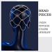 Vintage Crystal Head Chain Rhinestone Headpiece for Women - Gold Gatsby Hair Jewelry - Buy Online on GoSupps.com