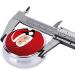 Santa Claus Round Pill Box | 3 Compartment Portable Travel Organizer for Vitamins & Medications - Buy Online on GoSupps.com