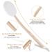 URAQT Lotion Applicator for Back - 7 Piece Set with Body Brush & Scrubber - Long Wooden Handle with 4 Pads - Bath Brush and Hook Included - Buy Online on GoSupps.com