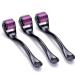 3 Packs Derma Microneedle Roller for Face Body - 540 Titanium Microneedle Roller for Home Use