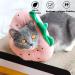 Adjustable Cat Collar - Soft Protective Cone for Wound Healing & Safety | Anti-Bite Comfort for Cats Dogs & Kittens - Strawberry Design - Buy Online on GoSupps.com
