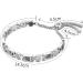 RainSo Women Magnetic Therapy Bracelet for Arthritis Pain Relief - Adjustable Titanium Steel Design with Shell Elements | Includes Display Box - Buy Online on GoSupps.com