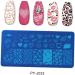 Froiny Nail Art Stamping Plates Set - Valentine's Day Heart Templates for Perfect Manicure | International Shipping Available - Buy Online on GoSupps.com