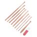Didiseaon 1 Set Earwax Remover Ear Wax Picking Tools Ear Wax Removal Tools Earring Kit Ear Picker Pick Ear Wax Cleaning Kit Ear Tool Multifunction Scavengers Stainless Steel Pink