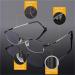 Eeiiey Sapphire High Hardness Anti-Blue Progressive Reading Glasses | Dual-Fair 2.0x Clarkod Presbyopic Spectacles for All-Day Comfort - Buy Online on GoSupps.com