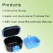BVN Leak-Proof Prosthesis Box | Sustainable Denture Box with Sieve | Ideal for All Ages - Black & Blue - Buy Online on GoSupps.com