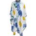 Professional Haircut Cape - Flower Chamomile Blue & White Adjustable Hairdressing Salon Apron - Buy Online on GoSupps.com