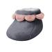 Loviver electrically heated foot warmers soft USB foot warmers pads non-slip heated pad foot warmers for at home office feet hands gray