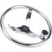 YaeMarine 13-1/2 Stainless Steel Boat Steering Wheel with Knob - 5/8-18 Nut for Seastar & Verado - Buy Online on GoSupps.com