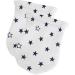 Baby Cotton Scratch Mittens - 5 Pairs for Newborn 0-6 Months, Black - Unisex Baby Boys Girls - Buy Online on GoSupps.com